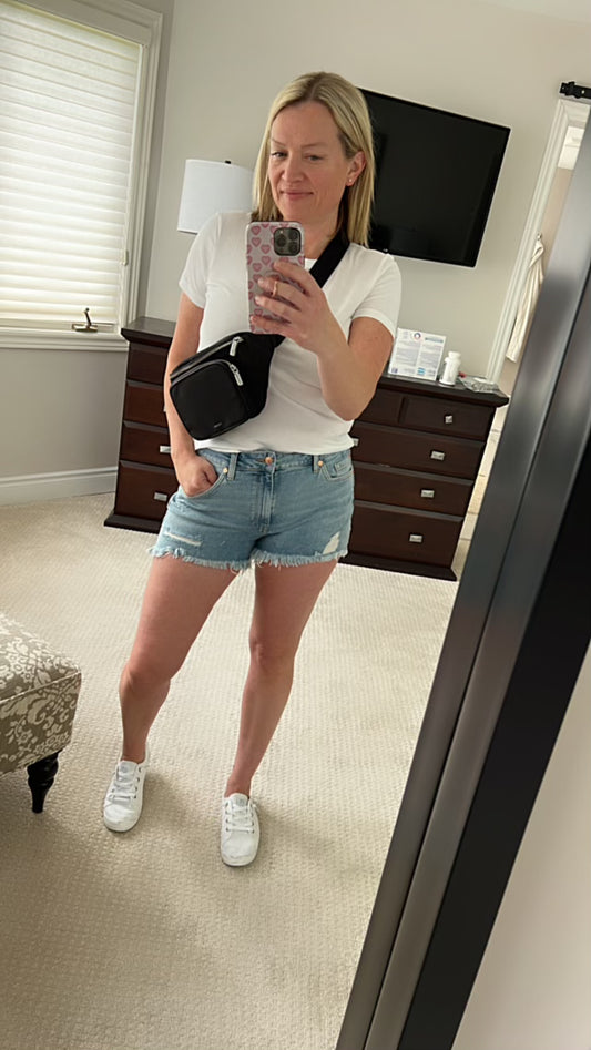 Rosie Denim Shorts - Mavi