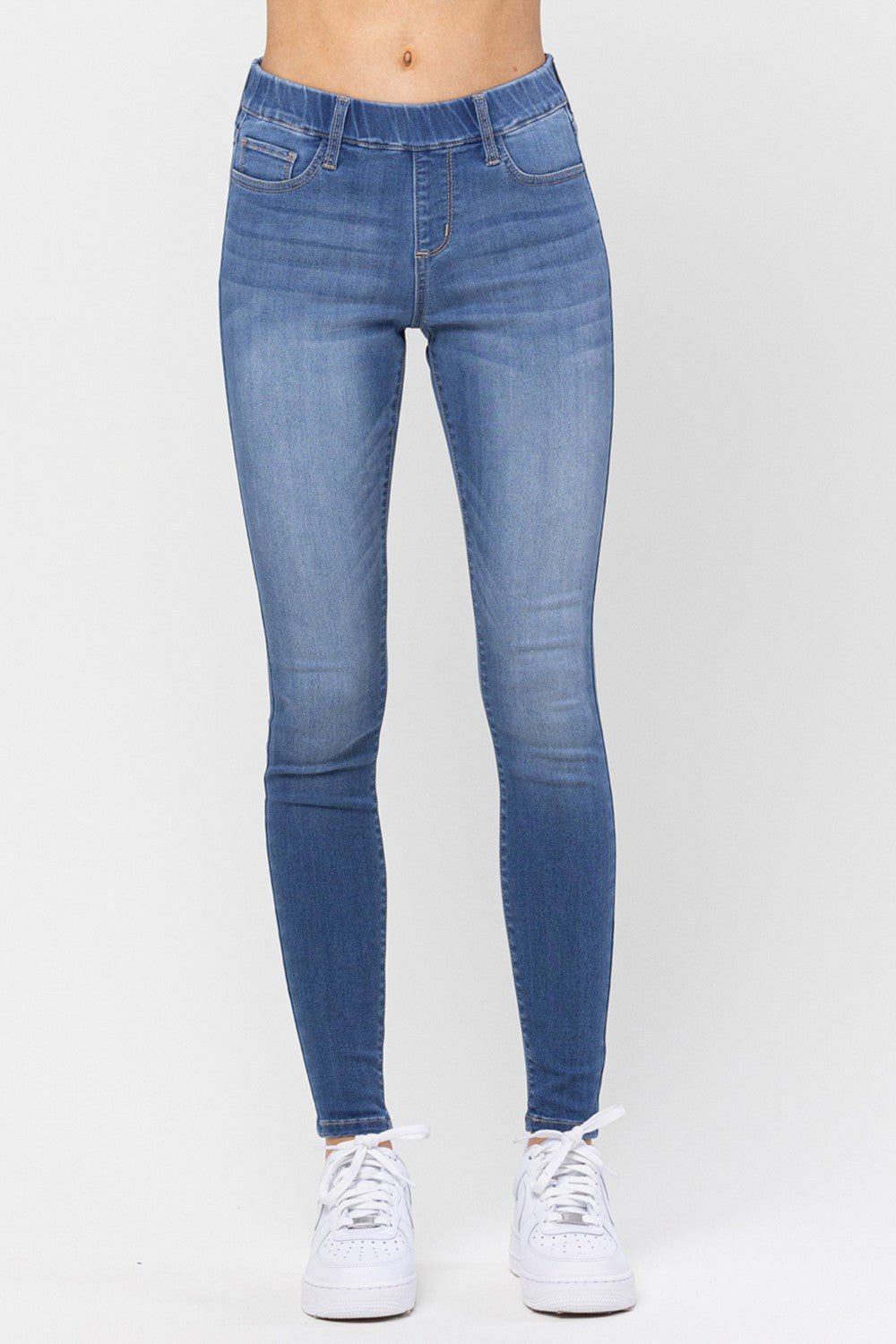 Jelly Jeans - Mid Rise Pull On Skinny Jean - ApresTenCo