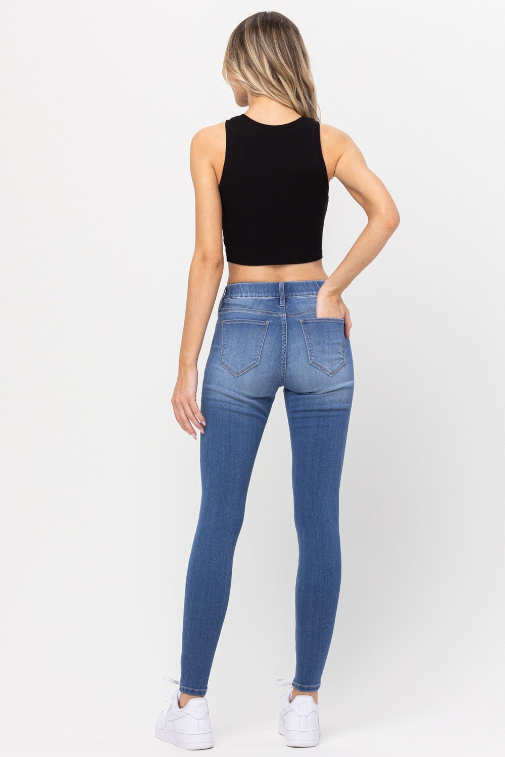 Jelly Jeans - Mid Rise Pull On Skinny Jean - ApresTenCo