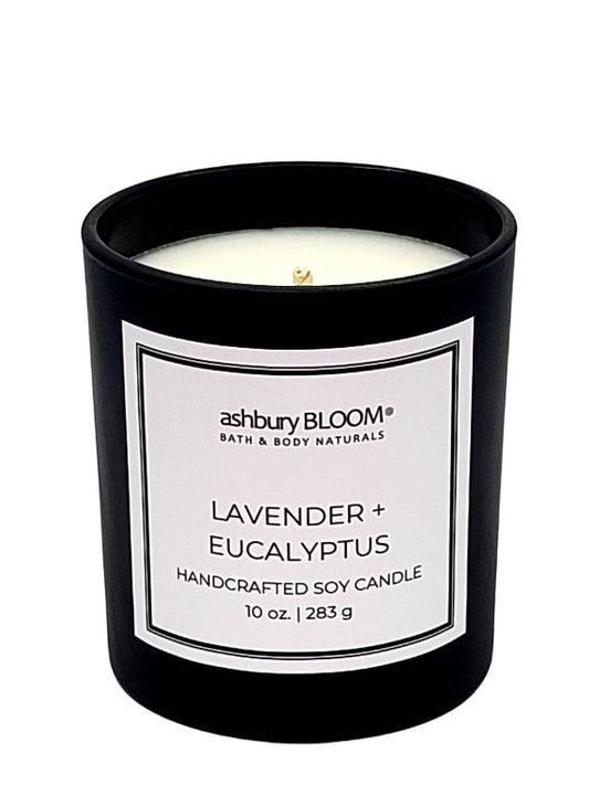 Lavender + Eucalyptus Soy Wax Candle - ApresTenCo