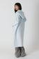 Lyla + Luxe - Jiminy Long Hooded Coat - Powder Blue - ApresTenCo